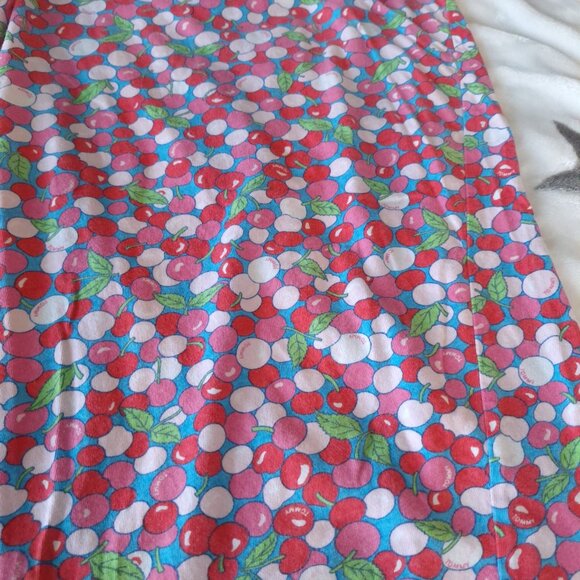 Tommy Hilfiger Cherries Fruit Lounge Pajama Capri Womens XL Elastic Waist Cotton - Picture 11 of 12